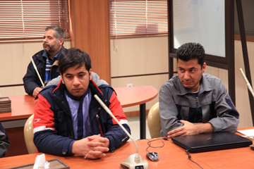 دیدار رئیس دانشگاه و معاونین با پرسنل خدماتی